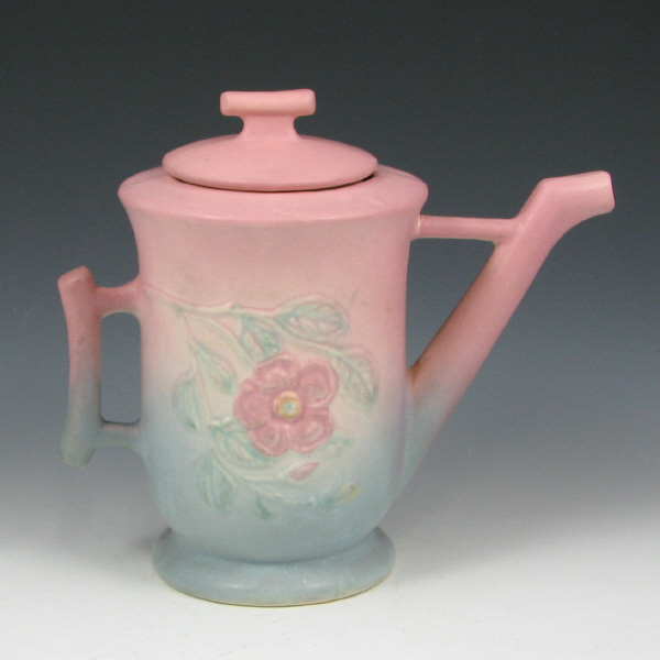 Appraisal: Hull Dogwood - Lidded Teapot Dogwood lidded teapot in pink