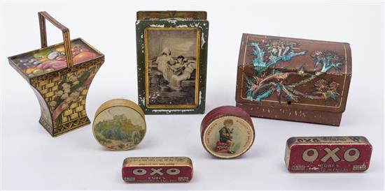 Appraisal: Sale Lot A Group of Seven British Biscuit Tins various