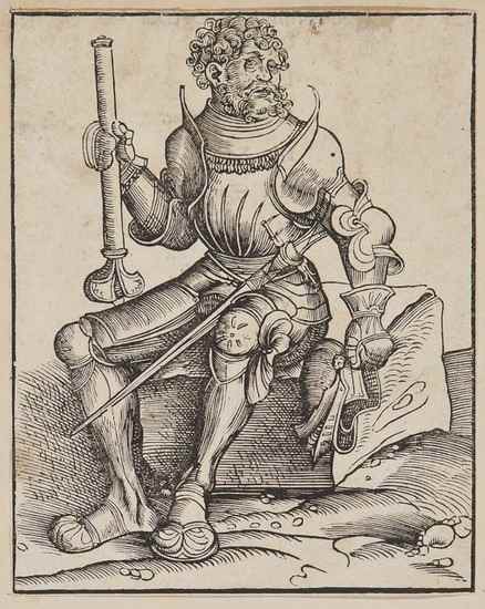 Appraisal: After Lucas Cranach the Elder Joshua woodcut a good impression