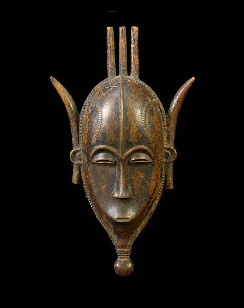 Appraisal: A Yaure mask Ivory Coast height in