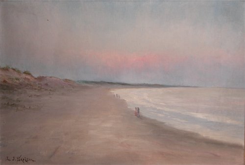 Appraisal: Twilight on the Beach Artist Skelton Leslie James Canadian American