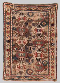 Appraisal: KAZAK RUG KAZAK RUG Caucasus ca ft in x ft