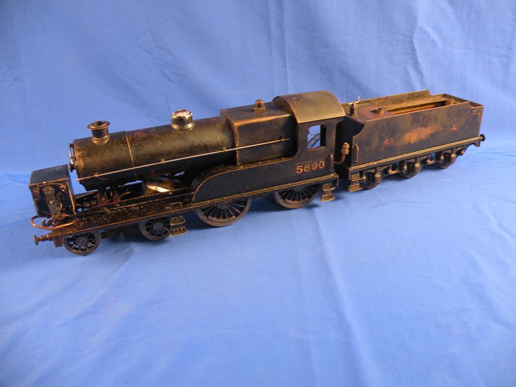 Appraisal: Gauge One A locomotive and tender decorated in black indistinct