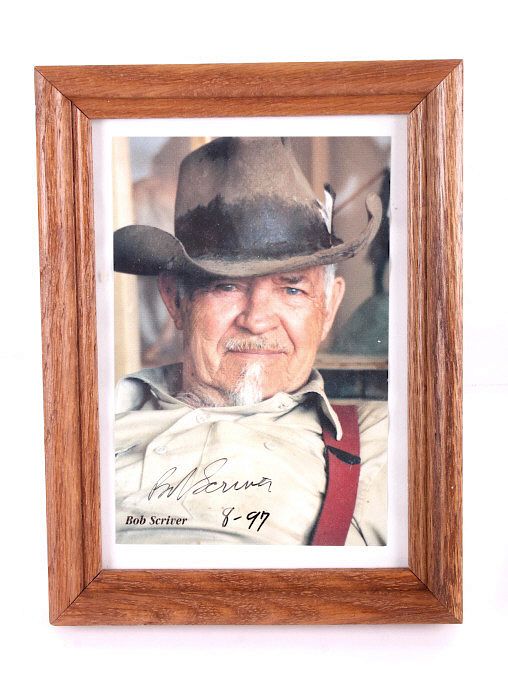 Appraisal: Bob Scriver Signed Picture For your consideration is an original