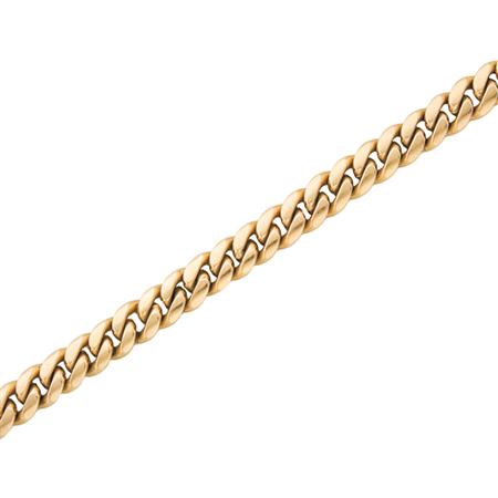 Appraisal: Gold Curb Link Bracelet Estimate -