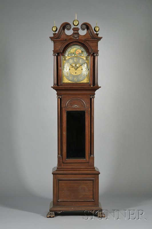 Appraisal: Nine Tubular Bell Chime Clock by Waltham Clock Company Waltham