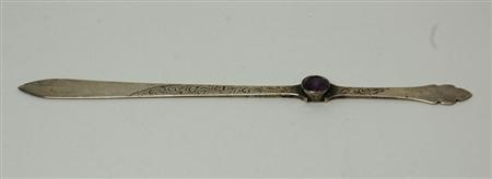 Appraisal: Ballater - a Scottish provincial silver letter opener William Robb