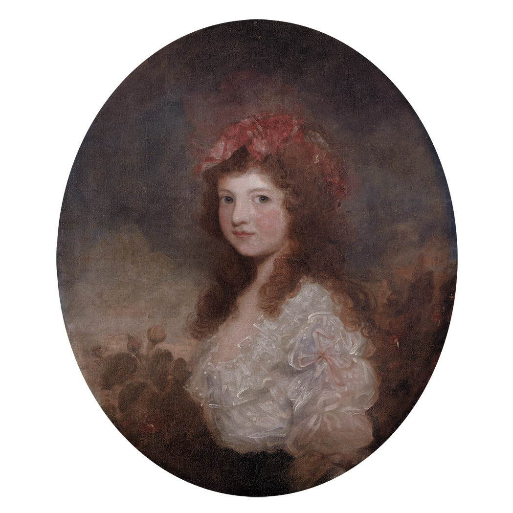 Appraisal: Circle of Sir Thomas Lawrence Portrait of a Girl with