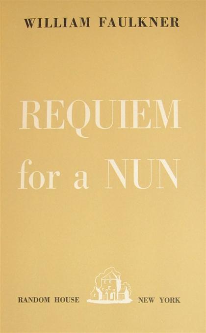 Appraisal: vol Faulkner William Requiem for a Nun New York Random