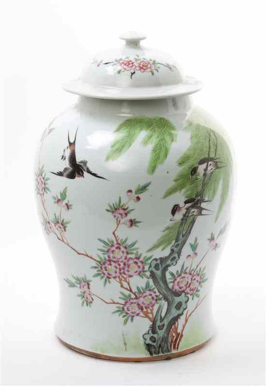 Appraisal: A Chinese Porcelain Ginger Jar of baluster form having hand