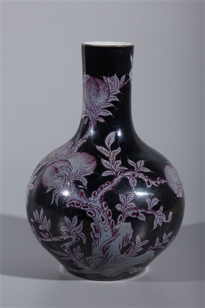 Appraisal: Chinese Tianqiuping globular shape vase with mark to bottom slim