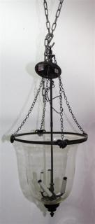 Appraisal: A Metal Hanging Pendant Fixture Diameter inches A Metal Hanging