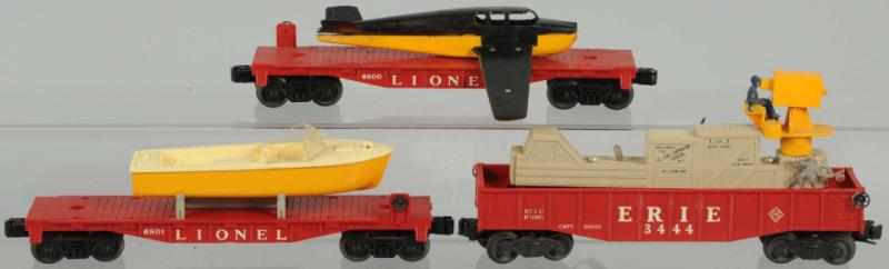 Appraisal: Lot of Lionel Train Cars American Post-war Includes no flat