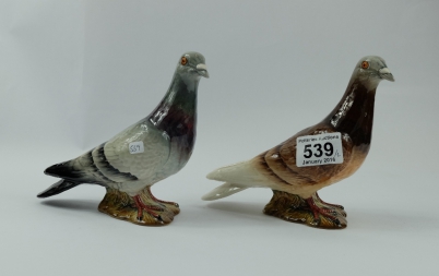 Appraisal: Beswick Pigeons in bottle grey and brown