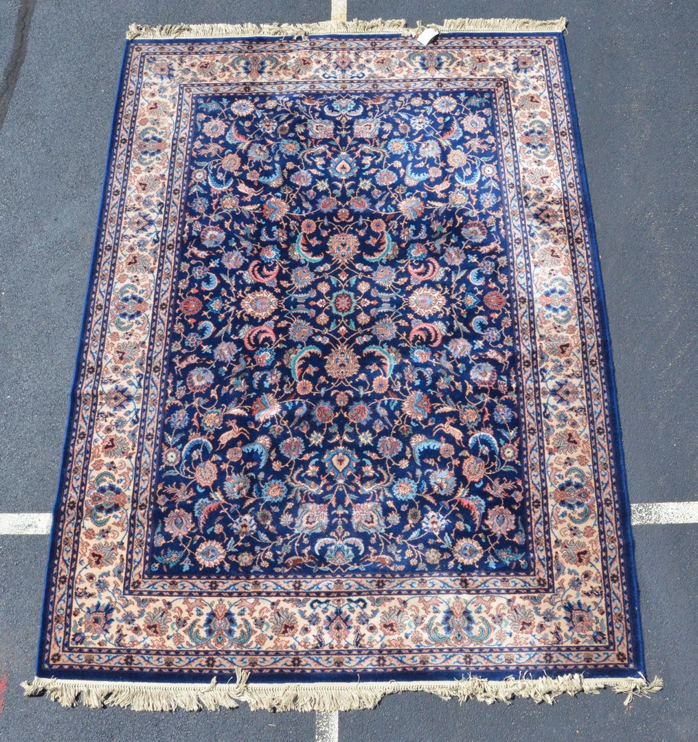 Appraisal: x Karastan Indigo Tabriz Carpet