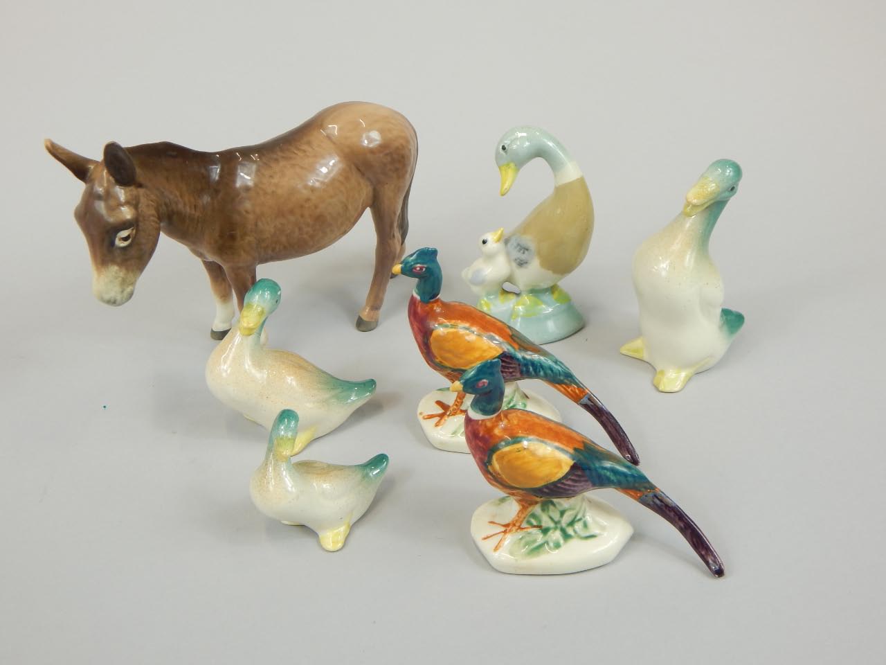 Appraisal: A Beswick figure of a standing donkey a small quantity