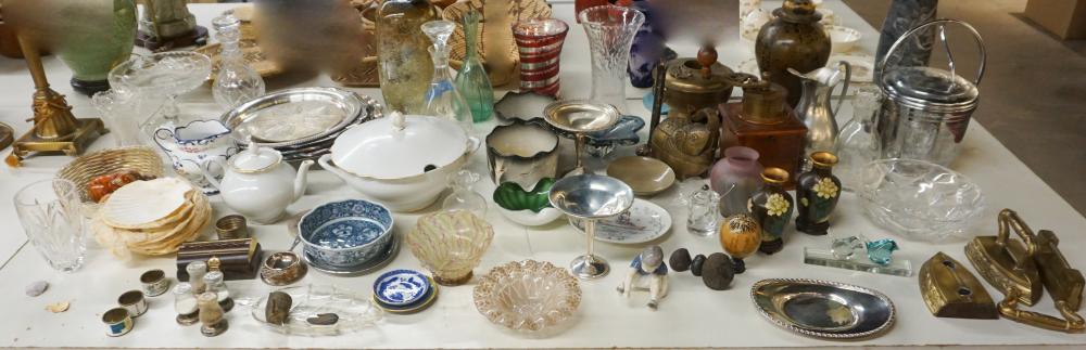 Appraisal: GROUP OF ASSORTED PORCELAIN CRYSTAL ITALIAN GLASS AND OTHER TABLE