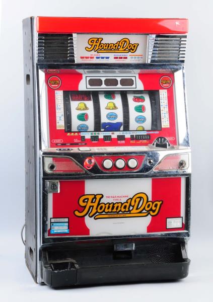 Appraisal: s Hound Dog Slot Machine This slot machine has minor