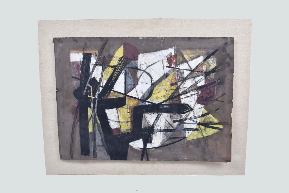 Appraisal: KARL FRED DAHMEN GERMAN - PAINTINGAbstract Composition Signed Dahmen lower