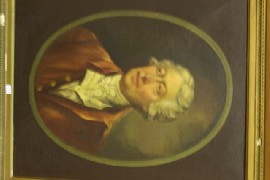 Appraisal: European Nineteenth Century School Portrait of a Gentleman oil on