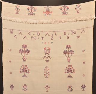 Appraisal: Pennsylvania Cross Stitch Show Towel Pennsylvania Cross Stitch Show Towel