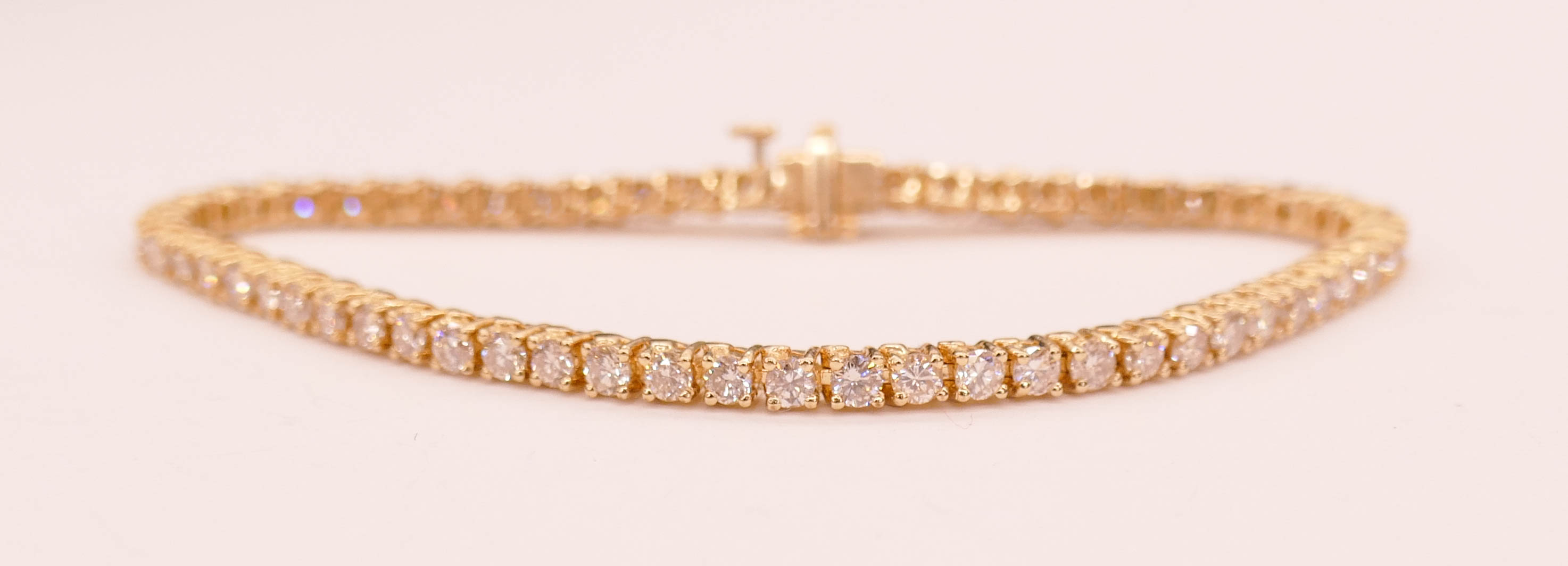 Appraisal: Lady's ctw Diamond Tennis Bracelet k Gold '' It is