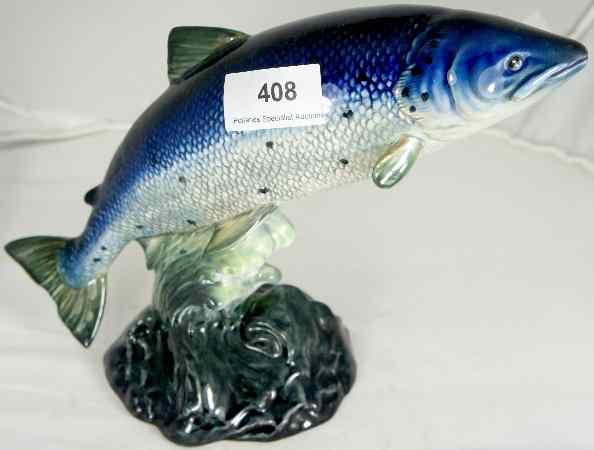 Appraisal: Beswick Model of a Atlantic Salmon Model restoration to edge