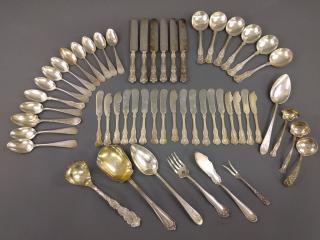 Appraisal: Sterling silver flatware Sterling silver Kings pattern flatware service together