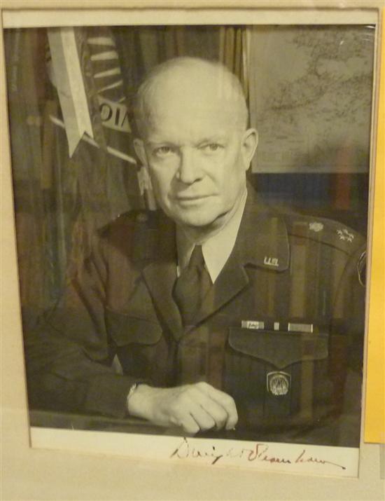 Appraisal: President Eisenhower Dwight Original Photographs each signed in lower margin