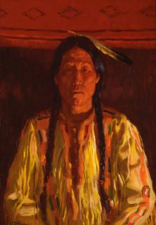 Appraisal: JOSEPH H SHARP - White Weasel Pueblo of Taos NMoil