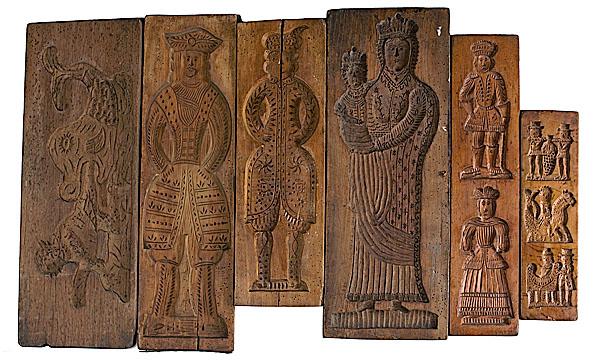 Appraisal: SIX TH-CENTURY TREEN CAKE BOARDS American and continental ca -