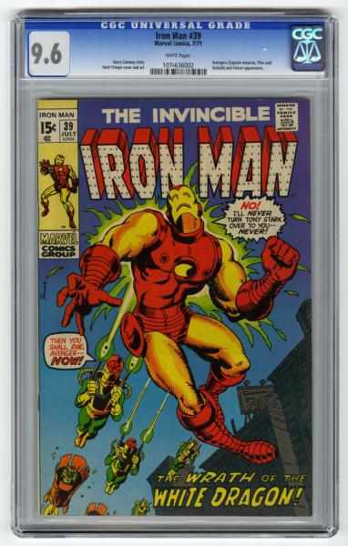 Appraisal: Iron Man CGC Marvel Comics Click for full description