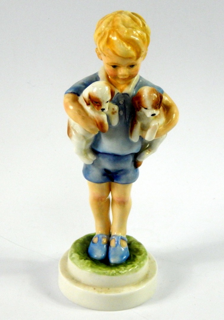 Appraisal: A Royal Worcester porcelain figure modelled as Monday's Child is