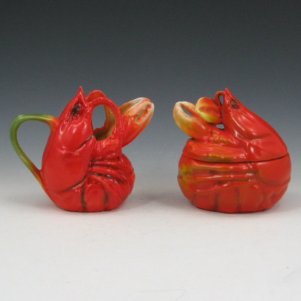 Appraisal: Royal Bayreuth Lobster Sugar Creamer - Excellent Royal Bayreuth lobster