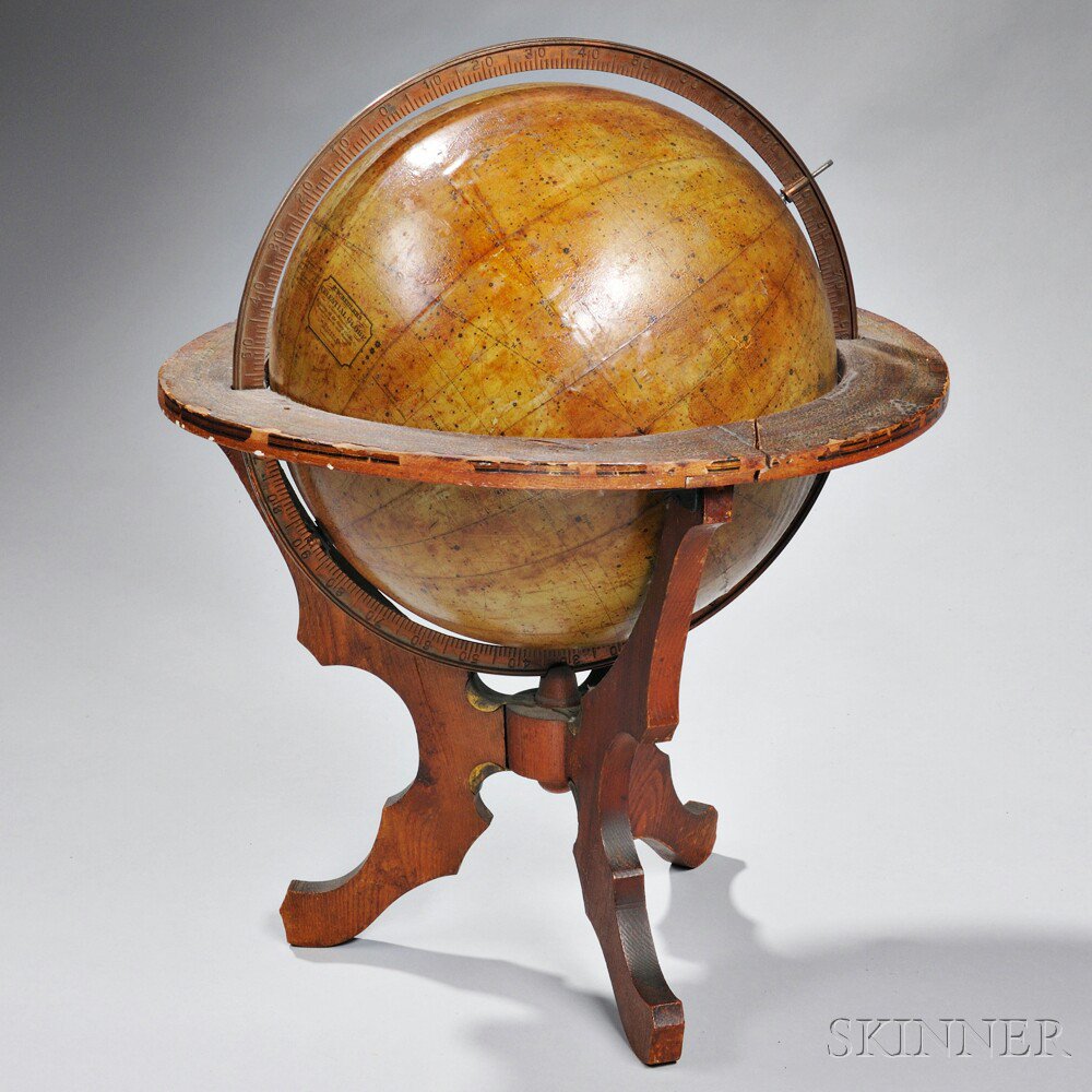 Appraisal: H Schedler's -inch Celestial Globe Jersey City New Jersey c