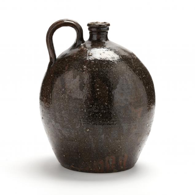 Appraisal: DANIEL HOLLY - LINCOLN COUNTY NC TWO GALLON JUG Dark