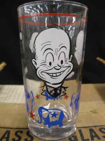 Appraisal: Set of Libbey Eisenhower Political Glasses in original box