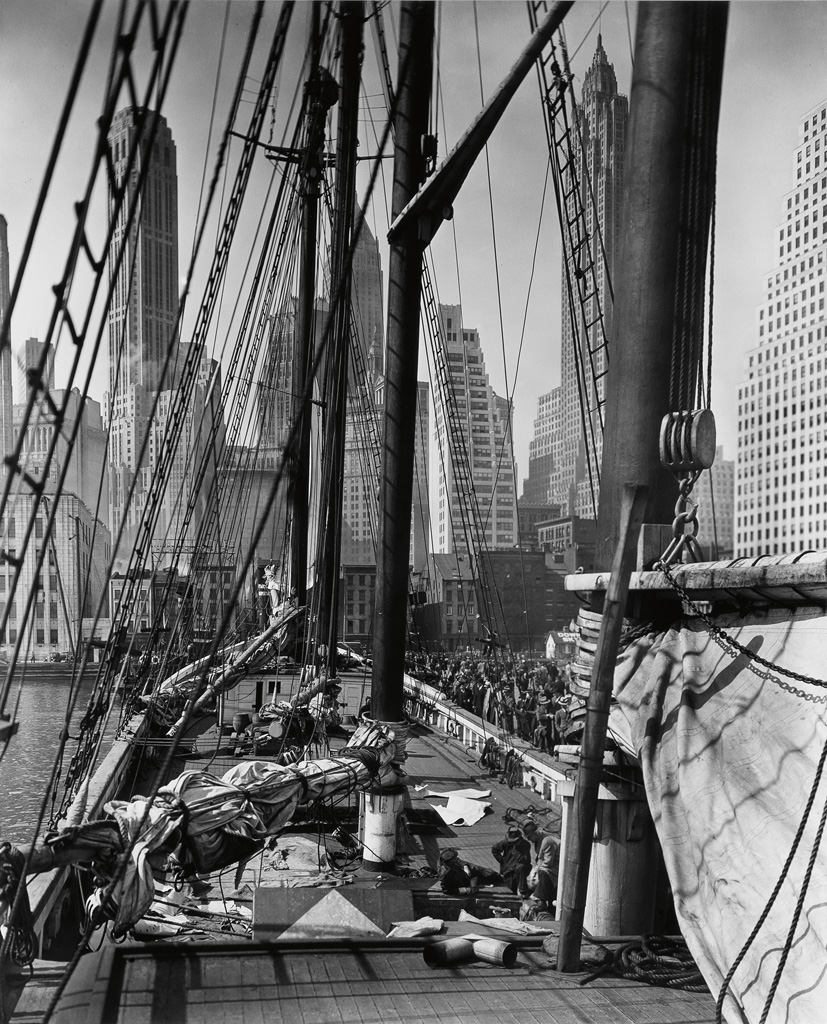 Appraisal: BERENICE ABBOTT - Theoline Pier East River Manhattan New York