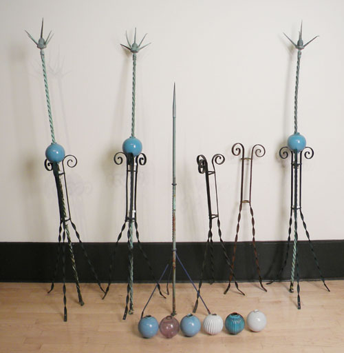 Appraisal: Group of lightning rods