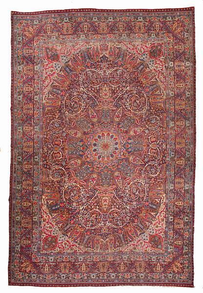 Appraisal: A Lavar Kerman carpet South Central Persia circa size approximately