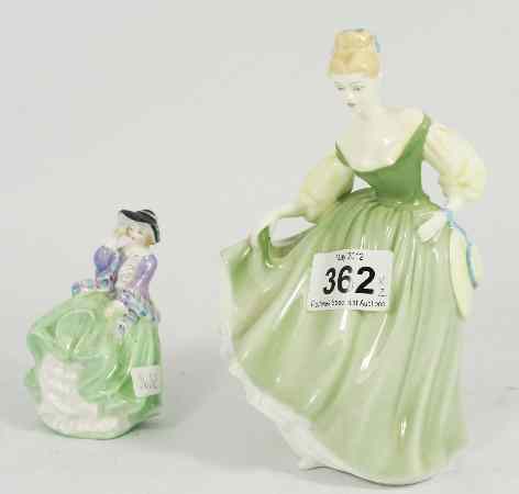 Appraisal: Royal Doulton Figures Fair Lady HN together with a Miniature