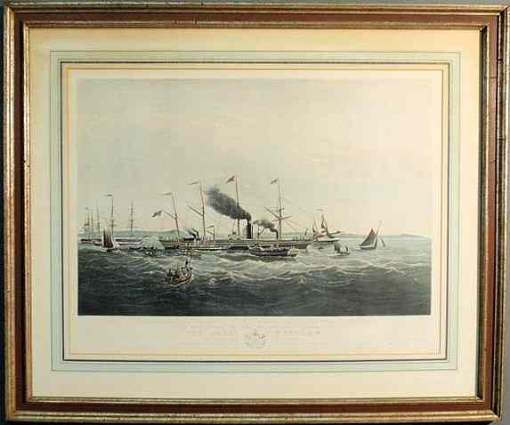 Appraisal: Print of the steamship The Great Western x