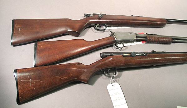 Appraisal: A lot of three American caliber rifles Including a Winchester