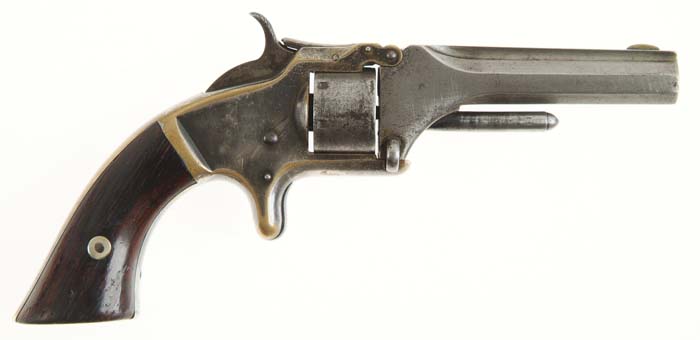 Appraisal: SMITH WESSON MODEL SECOND ISSUE SPUR TRIGGER REVOLVER Cal Short