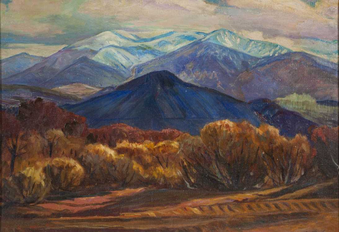 Appraisal: WALTER ALEXANDER BAILEY OIL ON CANVAS California Kansas - Desert