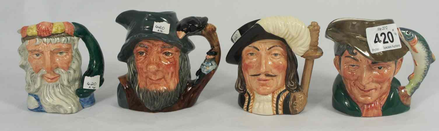 Appraisal: Royal Doulton Intermediate Sized Character Jugs Rip Van Winkle D