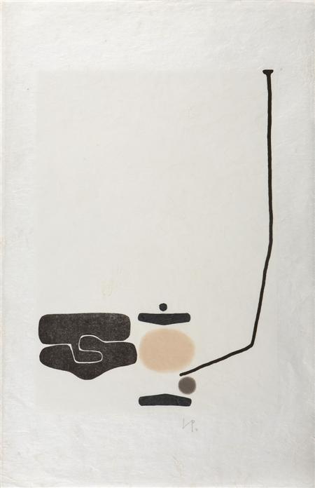 Appraisal: VICTORE PASMORE BRITISH - POINTS OF CONTACT VARIATIONS Screen-print signed