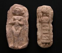 Appraisal: A Lot of Two Old Babylonian Terracotta Idols C th