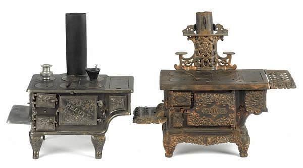 Appraisal: Two Kenton cast iron toy stoves to include a Ma