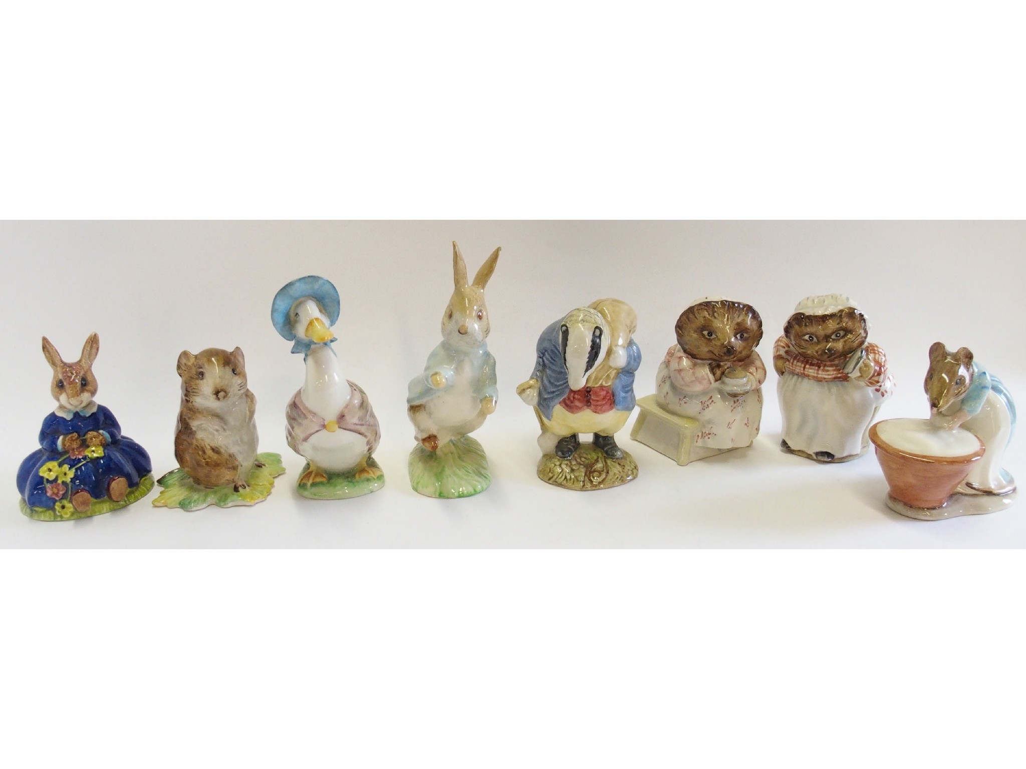 Appraisal: Seven Beswick and one Royal Albert Beatrix Potter pottery figures